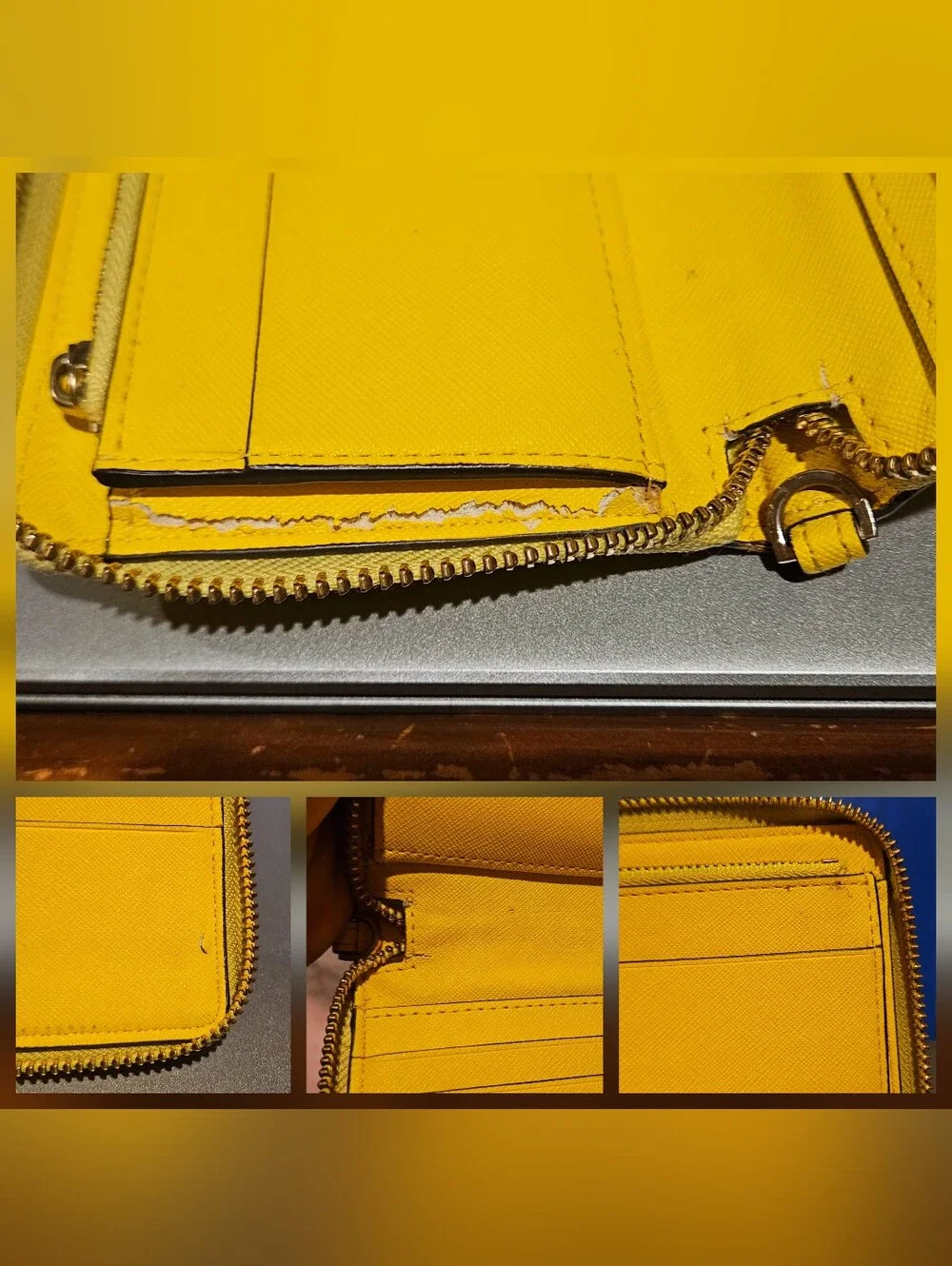 Tory Burch Emerson Wallet Canary Yellow